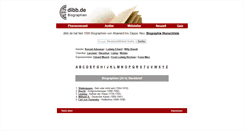 Desktop Screenshot of dibb.de