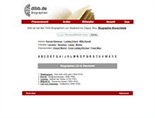 Tablet Screenshot of dibb.de